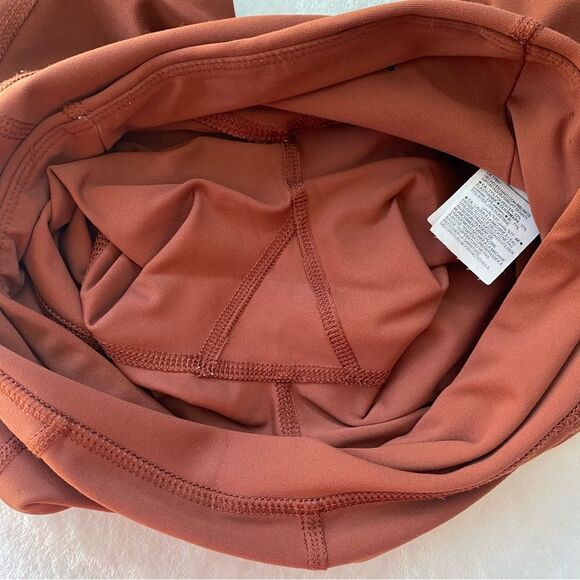 Old Navy PowerSoft Leggings and Sports Bra Set Rust 10/12 activewear workout - Picture 13 of 13